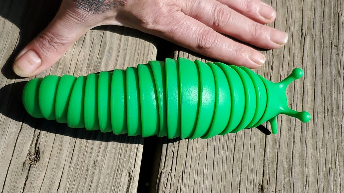 FreeDealSteals's tweet photo. 7.5" Articulated Flexible Slugapillar
#IFiwin #Slugapillar #FidgetSlug #Fidget #Slug #Sensory #Toys #SensoryFidgetToys #AnxietyRelief 

The 360° rotation of the 19 disc joints creates the illusion of super flexibility!

#Tomoson #Freebies #Deals #Amazon
https://t.co/tMpuJ6L0ac https://t.co/OZReun7bUN
