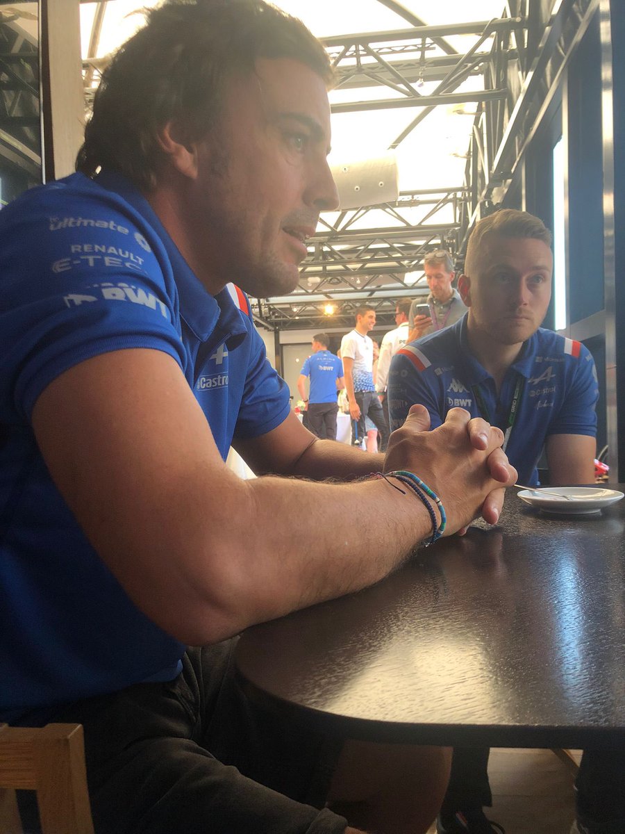 charlottevolant's tweet photo. Esteban Ocon. Partira, partira pas ? Pour Alonso : nul ne connaît la décision d’Alpine pour la saison prochaine, mais Fernando lui, il est chaud. Pour rester #F1 #Alpine #grandprix2022 https://t.co/zQMWbofFJK