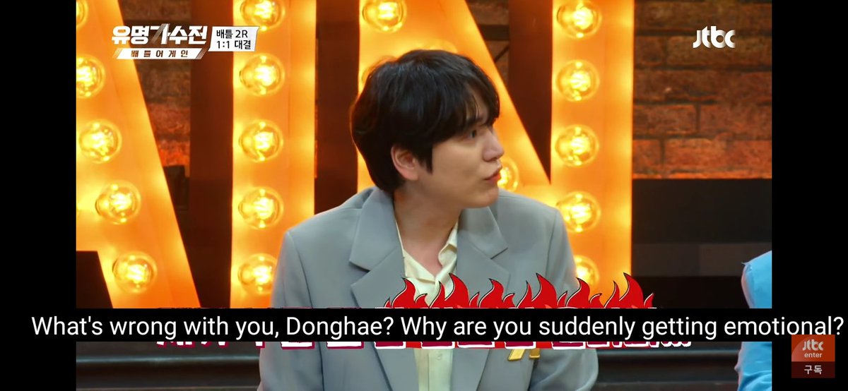 sapphirecloud1's tweet photo. Kyuhyun sulking because Donghae never cried when he sang At Gwanghwamun but he cried when another person sang it 🤣

I'm sorry, but sulky Kyuhyun is the cutest Kyuhyun 🤧 https://t.co/sOojeNGX9m