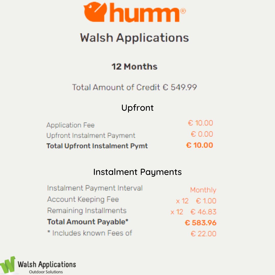 Our Hybrid 6x8 Greenhouse is only €550 or pay in 12 monthly instalments of €47.83 with humm!

We also offer Free Delivery in the Island of Ireland on outdoor structures!

It couldn't be easier! Shop today; walshapplications.ie/product/hybrid…