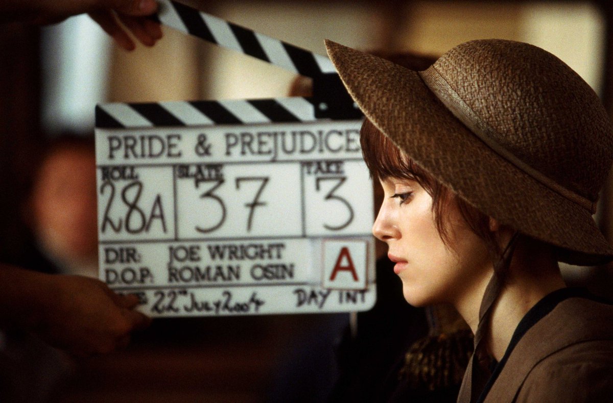 pandp2005's tweet photo. #OnThisDay Exactly 18 years ago (July 22, 2004) today, #KeiraKnightley as Miss #ElizabethBennet 👒 & #MatthewMacfadyen as #MrDarcy 🎩 were filming the Hunsford church scene... 💒😳😍 on #PrideandPrejudice2005 film set. 🎬🎥📷 #OTD #18yearsagotoday #Summer2004 #Throwback2004💕 https://t.co/2FAp1x4aL3