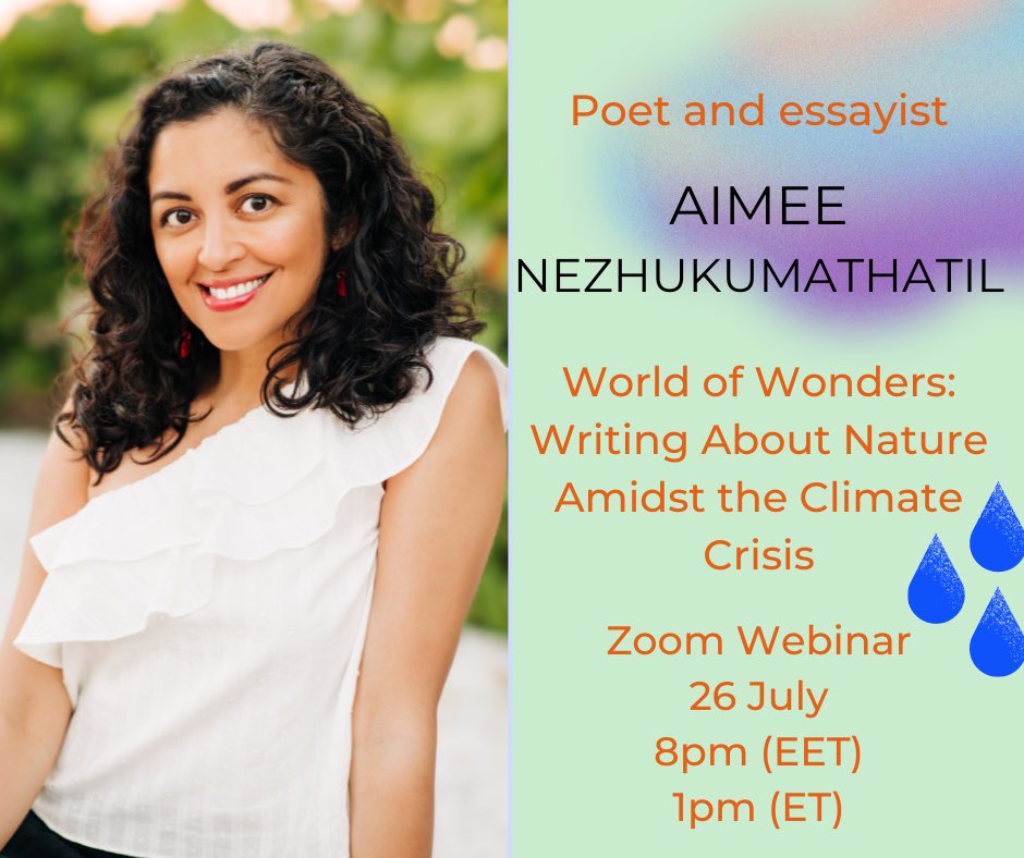 On July 26th,

@AimeeNez will join #CapitaLiterature 2022 to tell us more about her world of wonders, and how poetry can help us understand the urgency of the climate crisis. 

facebook.com/events/s/world…