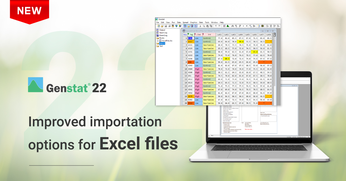 vsni's tweet photo. As requested by our users, #Genstat 22 enables you to import #Excel cell formatting and formulae information (cell colour, font colour, name, style and size).

If you are looking for easy to use data analysis software then check it out 

https://t.co/QsPEHBgBid

#dataanalysis https://t.co/bepMQNwxag