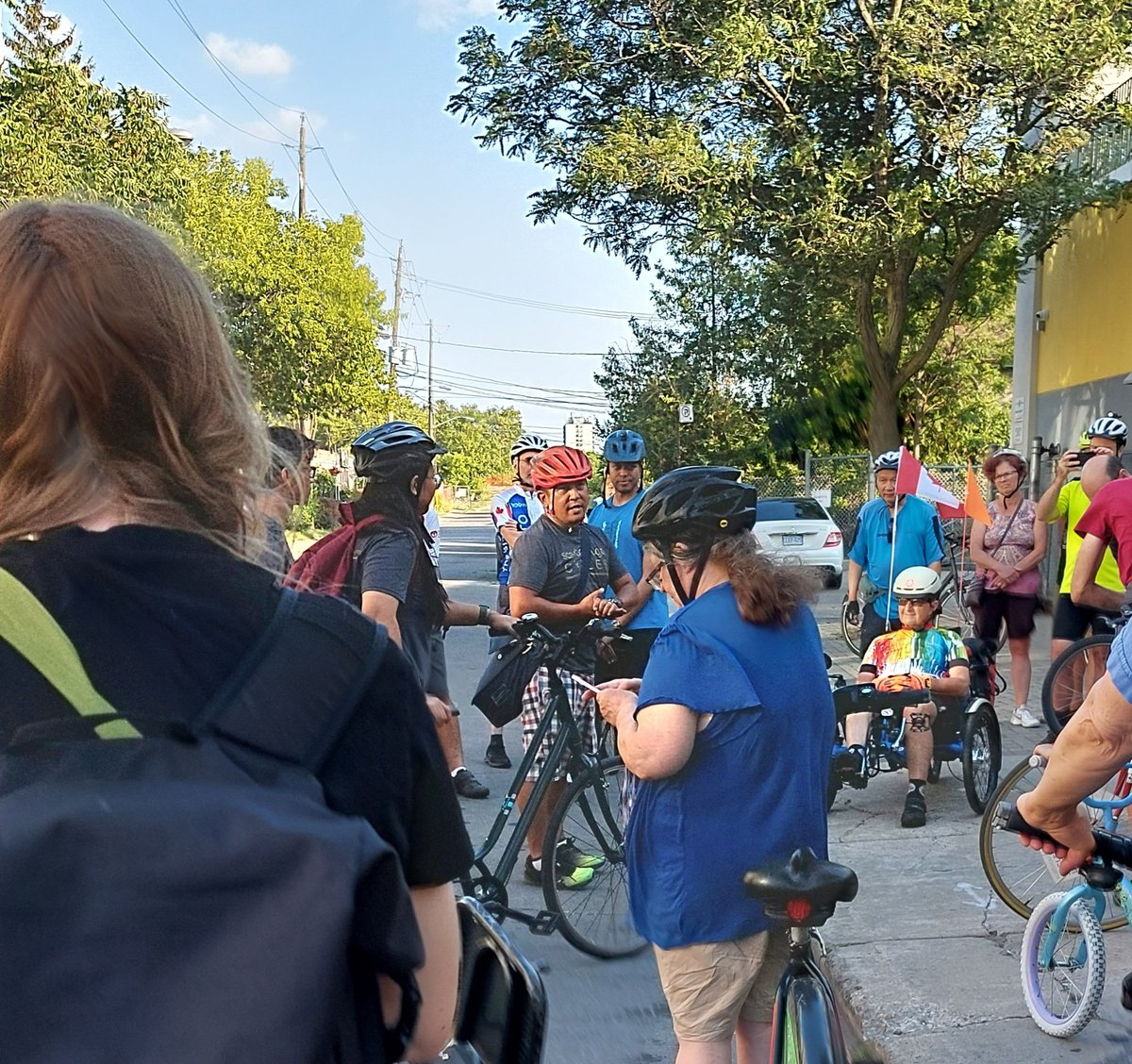 dlivingstonlowe's tweet image. Successful first ride in support of  @BellsOnKingston. We are advocating extending the Danforth bike lane east into Scarborough to allow safe and efficient crosstown access. @AccessAlliance #Ward20 #destinationdanforth