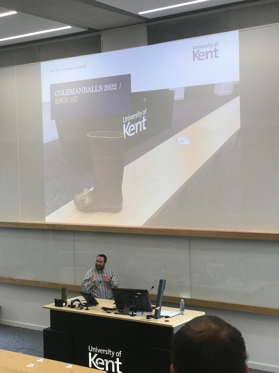 NewtonGateway's tweet photo. The @esgi167 is coming to an end, but not before announcing the Colemanballs 2022 winner and the next ESGI in Edinburgh @ICMS_Edinburgh! https://t.co/X6nUzQWmdB