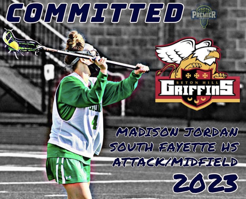 Congrats to Maddie J and her commitment at Seton Hill! #sflionpride