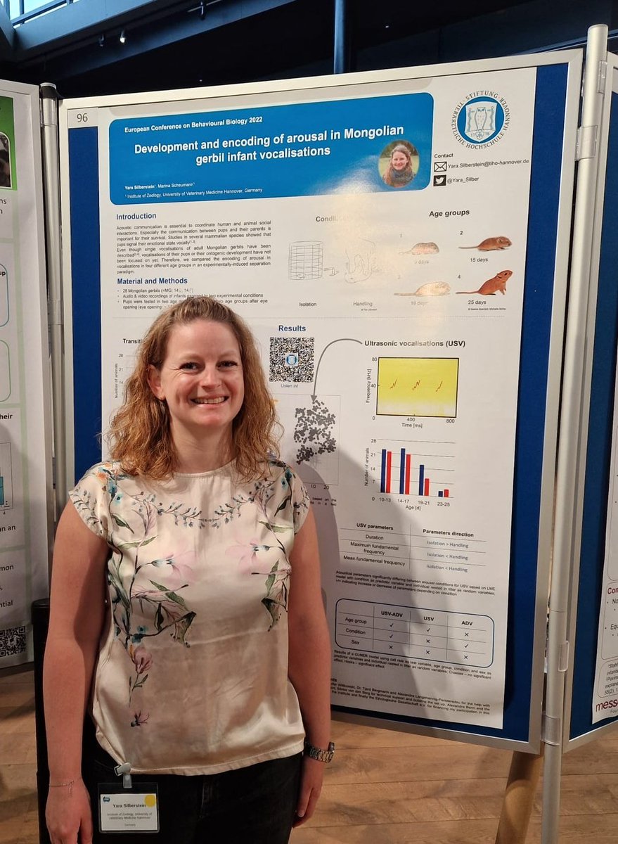 So excited to present my work at <a href="/ecbb2022/">ECBB 2022</a>! If you would like to hear about Mongolian gerbil pup vocalisation come look at my poster at slot 96
#AllLifeIsSocial #ECBB2022Groningen