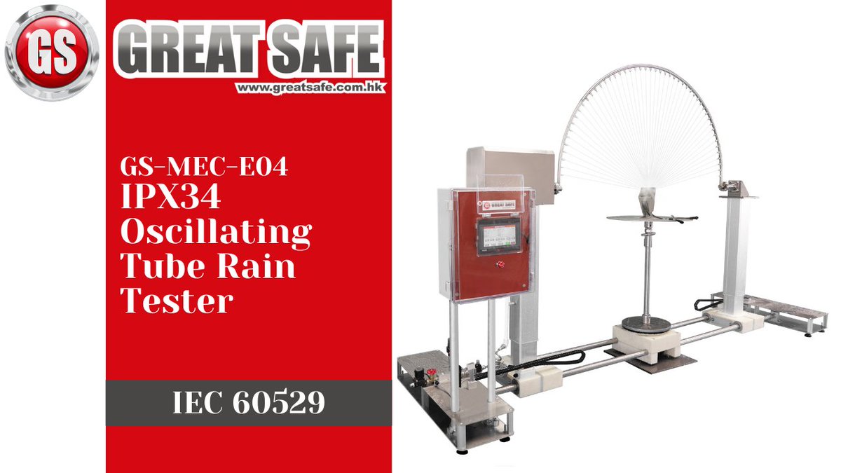 GreatSafeHK's tweet image. IPX34 Rain Testing Machine

youtube.com/watch?v=kZgK8i…

#GreatSafeApparatus
#TestingMachine
#EnvironmentalTest
#IPX34
#MakeTheWorldSafer