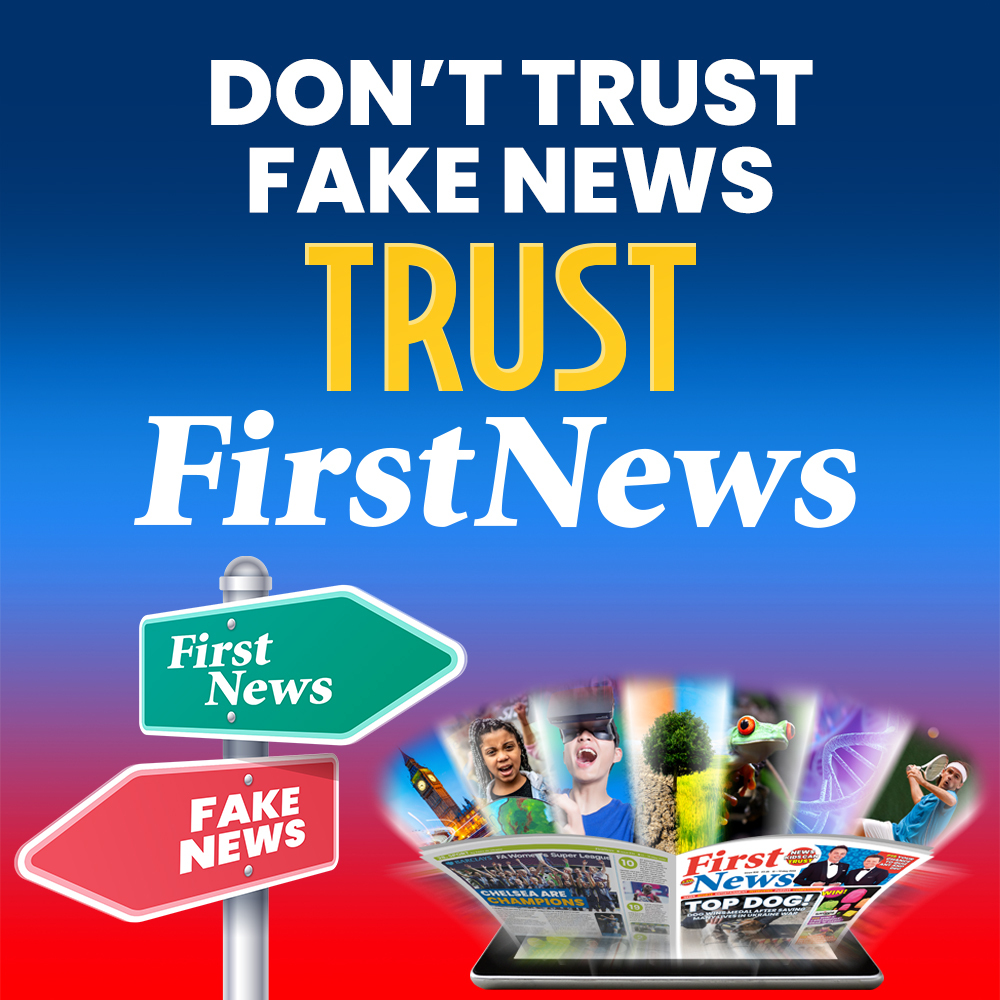 First_News's tweet photo. Why are your children turning to fake news when they could turn to First News? Our comprehensive 27-page guide breaks down everything your child needs to know about fake news. Download here: https://t.co/mWbNTBNIR6 
#FakeNews #InternetSafety #TikTok https://t.co/w6HD0GbG5V