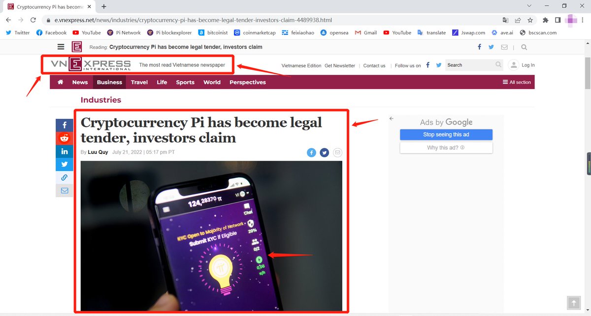 📊The most read news platform in Vietnam
🔥#PiNetwork reported today
👑Investors claim that cryptocurrency Pi has become legal tender
🔄The content tells the record of Pi's circulation in Vietnam
⬇️Here is the link to the news, which can be accessed:
e.vnexpress.net/news/industrie…