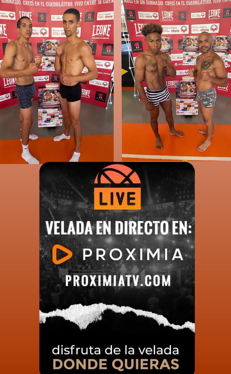 ProximiatvBoxeo's tweet photo. @Bedobedoya_ hoy viernes A las 22:30 nos vemos desde Ordizia, 6 combates elite y estos dos combates profesionales, no faltéis !!!! 
#BoxeoProximia https://t.co/PYIq1N7qoH