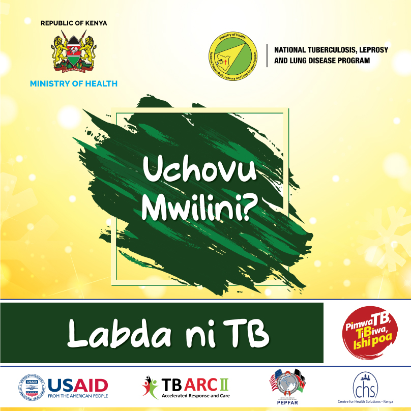 NTLDKenya's tweet photo. Feeling weak, tired, or fatigued? It could be TB! Visit the nearest health facility today for TB screening and treatment. #EndTB #LabdaniTB https://t.co/WOOTCNW2Bo