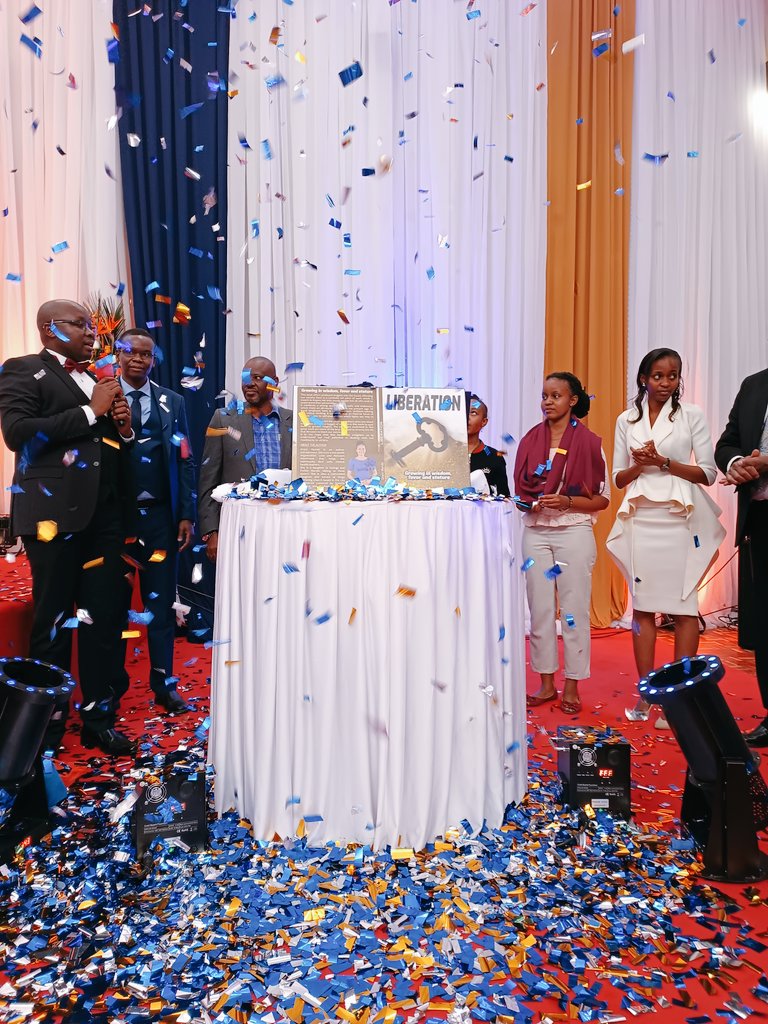 Kevo_Eight's tweet photo. Ms. Grace Muroki Launches her Book LIBERATION @kcauniversity.

Decor: @sunflowerkenya
Venue: @kcauniversity
@its_makena_

 #JoinKCAUniversity 
#LiberationBookLaunchAtKCAU

Msando Moses Kuria 4 million #KUgraduation 
#JusticeForMwamba https://t.co/zSGmMc50Ta