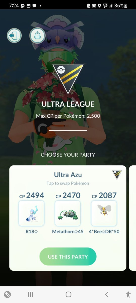 ArborAndyYT's tweet photo. This team is pretty strong! FINALLY helped me get back over the 2000 hump. Seems people are building teams weak to bug and double Counter users. Saw no Regis today lol but we have XL #Beedril for that. #PokemonGO #gobattleleague #gbl #xlpokemon #ultraleague https://t.co/zHaJMPwLLJ