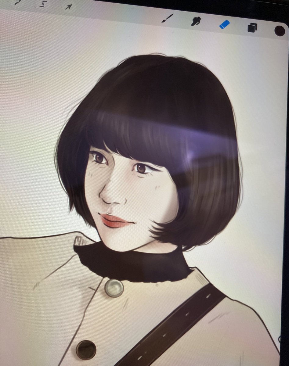 banoffeepiesimp's tweet photo. loveable atty woo wip this time bc the drama is 🥰🥰🥰 #ExtraordinaryAttorneyWoo #ParkEunBin #WooYoungWoo #KDramaFanart #wip https://t.co/bAfnZQC7oA