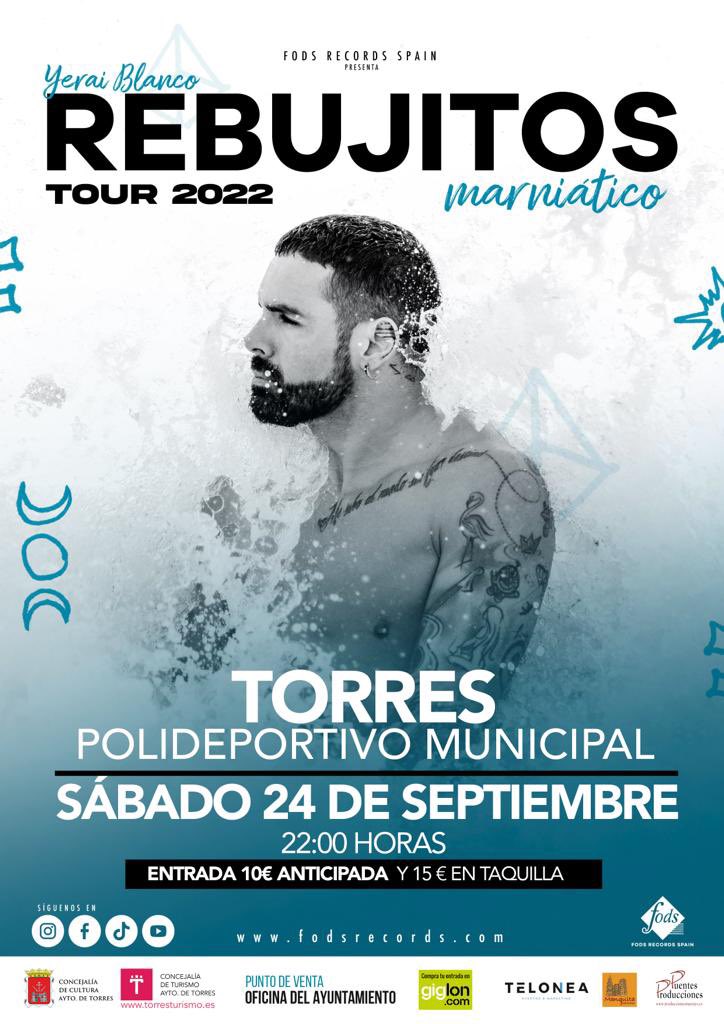 ¡Este año para la feria tenemos un conciertazo! <a href="/LosRebujitos/">Los Rebujitos</a> 🎤🤩

🎟️ A partir del lunes la venta física será en las oficinas del Ayuntamiento
🔗 ¡La venta online ya esta disponible en el siguiente enlace!

👉 giglon.com/todos?idEvent=…