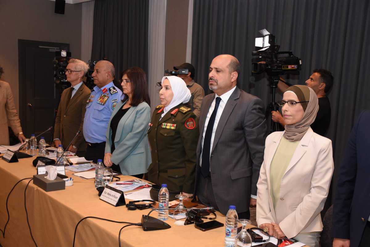 unwomenjordan's tweet photo. The IMC and @jncw_women, with the support of @un_women, convened the Programme Board of JONAP on the @UNSCR1325JO on WPS 🕊 to:
✅ Discuss results achieved during the 4-year span of the programme 
✅ Endorse the JONAP Annual Work Plan 2022
✅ Present the framework for #JONAP II https://t.co/RzziEgum3B