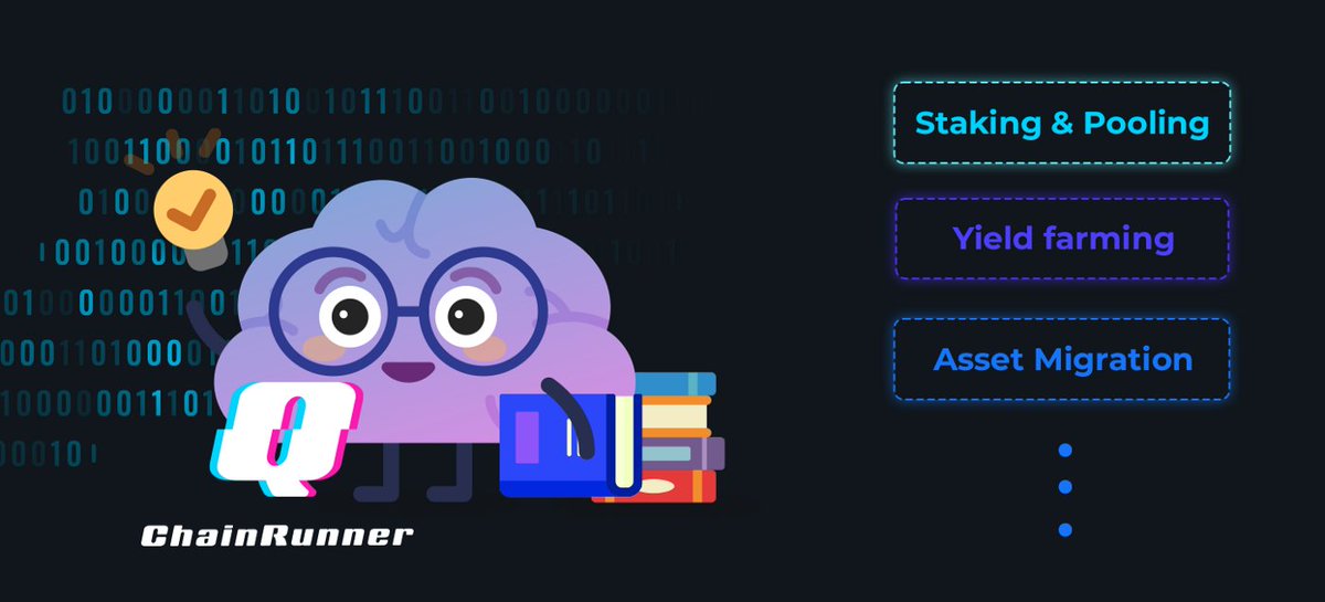 Edmond_Uptrennd's tweet photo. ✅ Without using various tools, you can create and test #smartcontracts in a single #dev't environment

The first runner-up, #ChainRunner "Q" a well-rounded executive blockchain #chef with practical automated DeFi meals. On "Q", you can quickly "cook" several DeFi's in a click https://t.co/JNveWab9M6