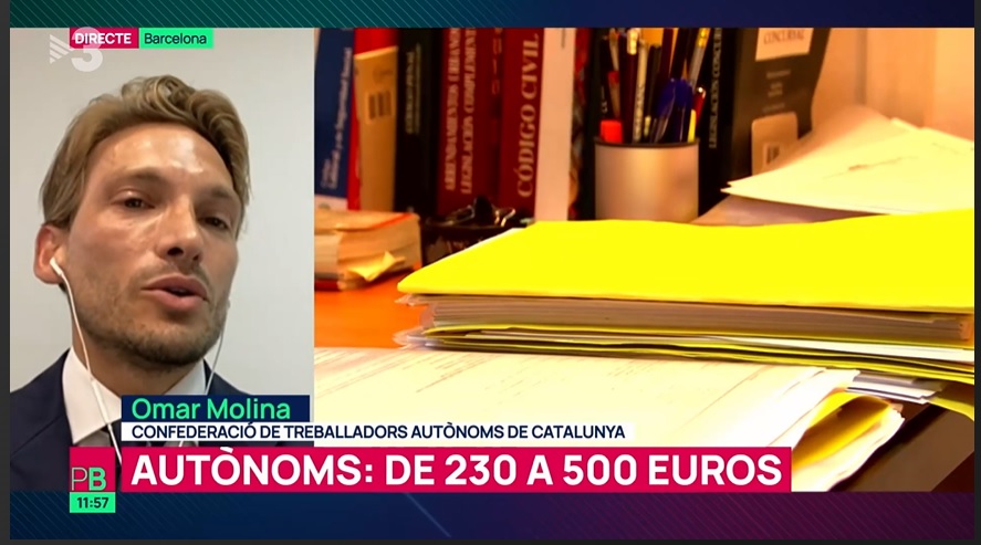 🤔 Vols saber en què consisteix la nova reforma de cotització del treballador@ autònom?

👉El company Omar Molina ho va explicar al programa <a href="/plantabaixatv3/">Planta baixa TV3</a> (min 45"-min 50").
▶️ bit.ly/3yXeDup
ℹ️ autonoms.com