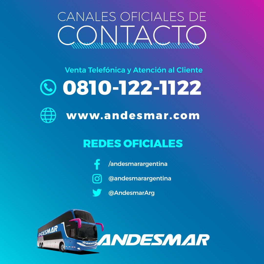 Andesmar Argentina tweet media