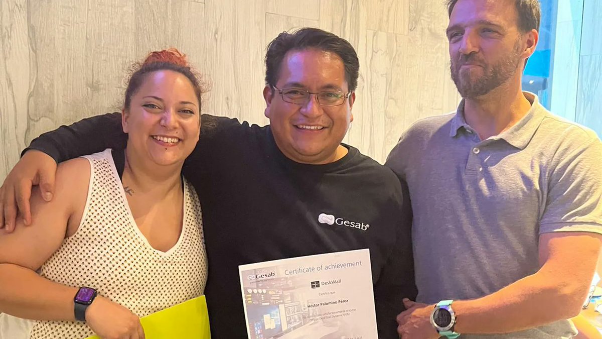 Gesabgroup's tweet photo. Training days in #DeskWall, #DataWall and #APITool for the GESAB Mexico team in which they have been able to thoroughly delve into all the concepts, to finally receive the official certification. Good work! #trainningdays https://t.co/G3RbUYH558