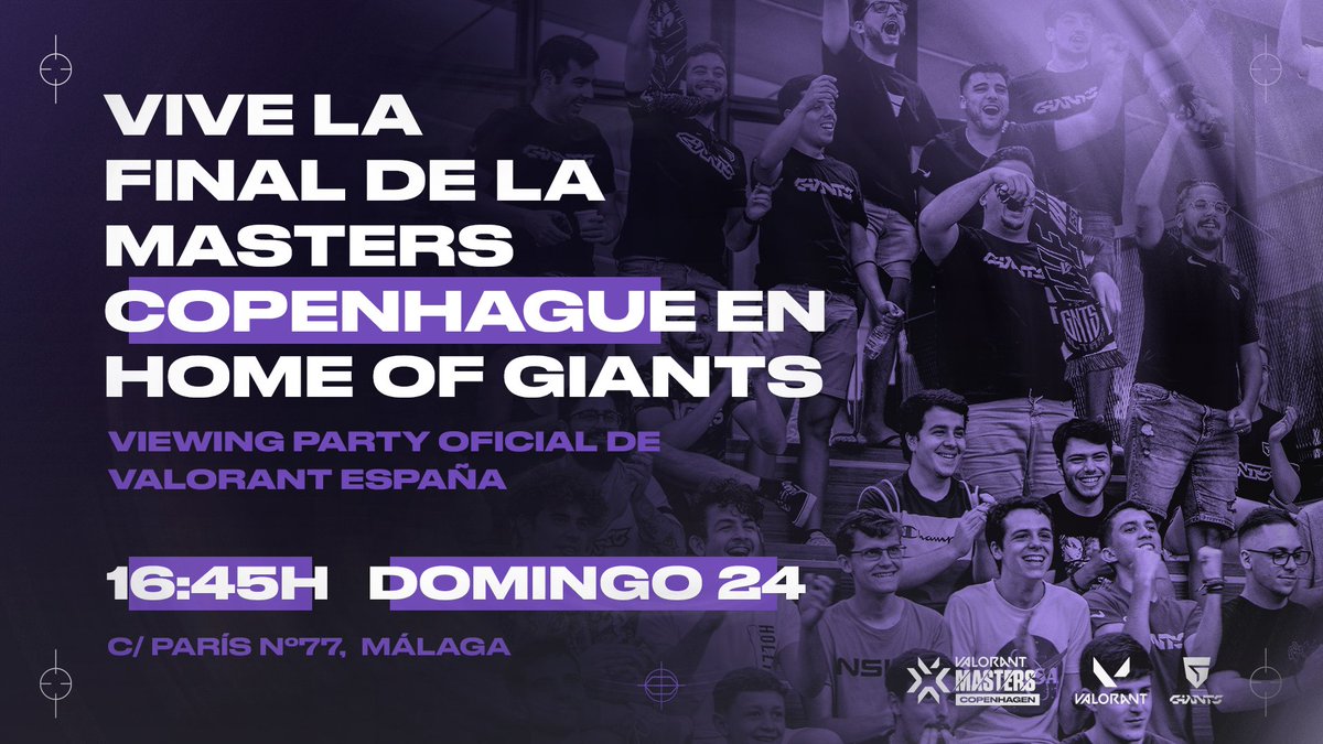 GiantsXTRA's tweet photo. Este domingo tienes plan en el Home of Giants 🤩

¡Vente a ver la final de la Masters de Valorant con invitados muy especiales, regalos y muchas sorpresas!

Entradas ➡️ https://t.co/dnPZtOrul7 https://t.co/4NqNuOweL4