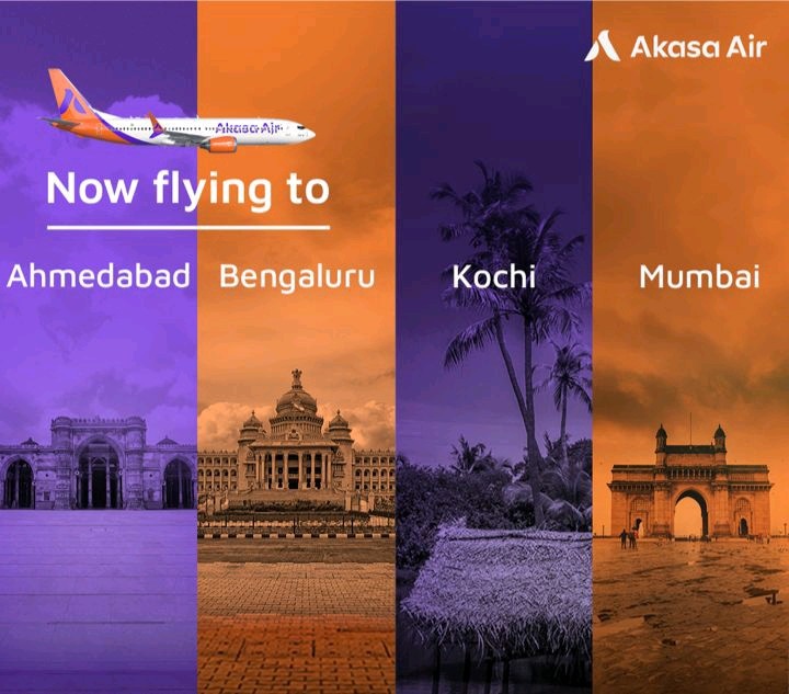 The sky is filled with new beginnings for <a href="/AkasaAir/">Akasa Air</a> today! Congratulations to The Rising A for kick-starting their journey!