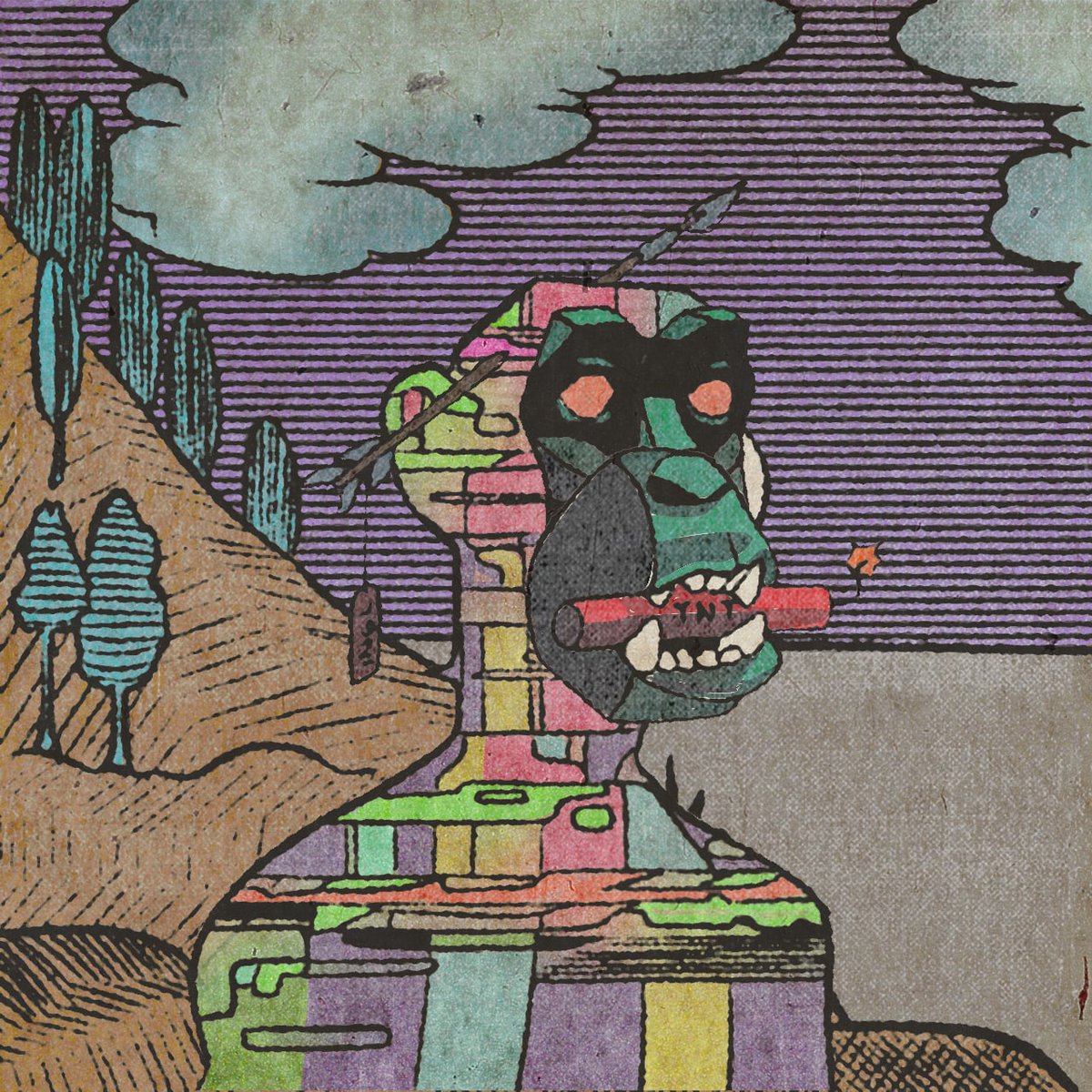 So, <a href="/Primatesnft/">Primates🌿</a> x <a href="/GothicDegens/">Gothic Degens</a> 

Supply - 1000. Free merch to holders (more info soon)

Delist = Chance to get airdropped.
The more delisted <a href="/GothicDegens/">Gothic Degens</a> you hold - the more chances you get.

10 delisted <a href="/GothicDegens/">Gothic Degens</a> guarantees you 1 Gothic Primate.

Snapshot today. 

Delist.