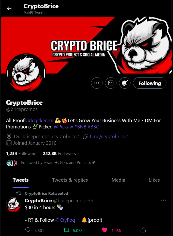 aeviousNFT's tweet photo. @bricepromos @CryPoq Done! https://t.co/0RYNtdCLoT