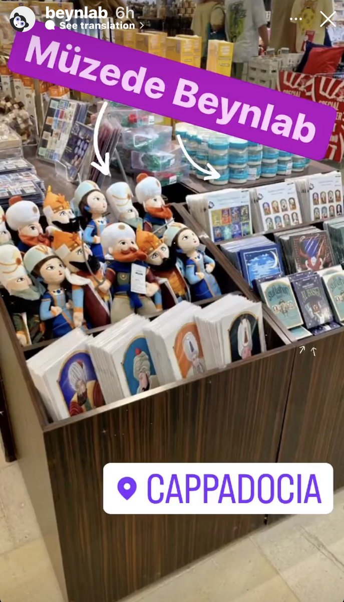 beynlab's tweet photo. #Beynlab ürünleri #müzeshop larda .
#Cappadocia https://t.co/Mp3rel4wly