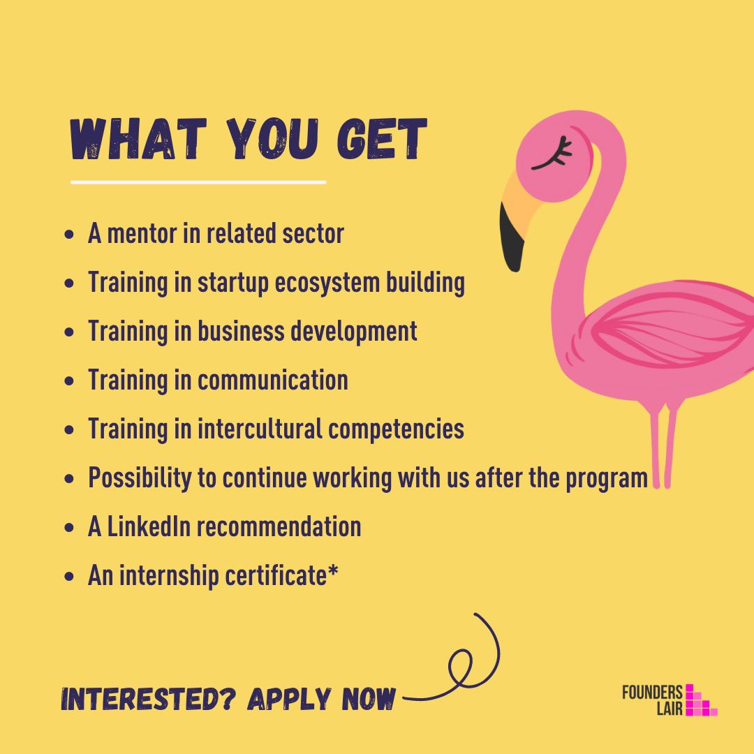 Are you interested in #startupecosystems?
Are you a student or a fresh graduate seeking a hands-on working experience in a super international environment?
Check out the Startup Ecosystem Fellowship Program.
eventconnect.it/r/304c32