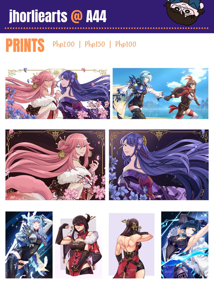 Just an update on the prices. I apologize I have underestimated the size of my biggest print. It's bigger than I anticipated and it's limited in quantity! See you all tomorrow! #CQ2022
