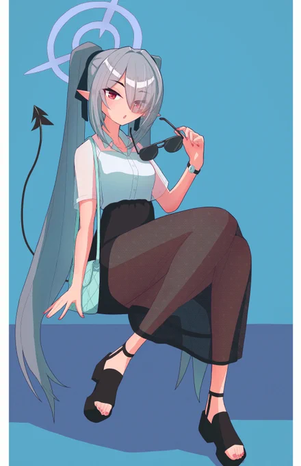 イオリとデートしたい...
#ブルアカ #第一回ブルアカ概念祭 