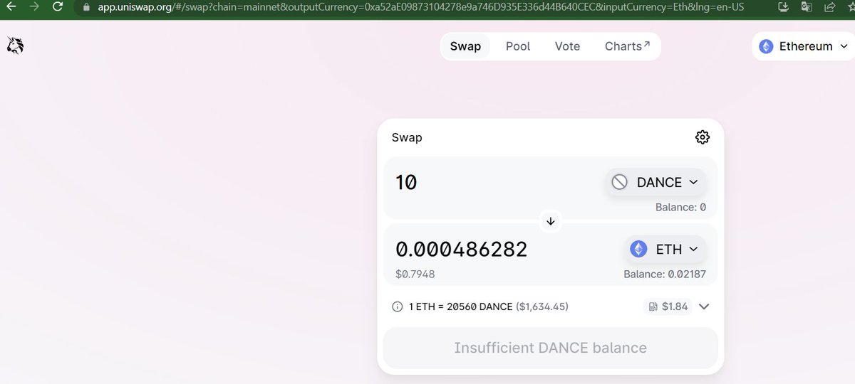 <a href="/ApeNightClub/">Ape Night Club</a> People don’t understand that when a project has a token for uniswap, it’s cool, there is already liquidity and the project gives you a profit 🚀#apenightclub #ANC #mintlive