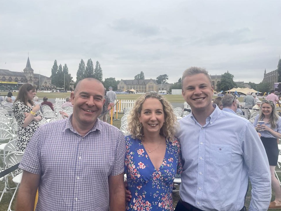 This week, two of our directors, Sara &amp;Lucinda had a lovely time at the Cheltenham Cricket Festival! 
Sara enjoyed the action with Brewin Dolphin on Wednesday and on Thursday Lucinda joined Sara along with Hughes Paddison!🏏
#cricket #cheltenhamfestival #cheltenhamcricketfestival
