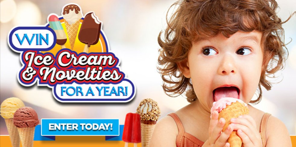 Ice Cream &amp; Novelties Coupon Giveaway - There is still time to enter for a chance to win at ow.ly/HcGY50K1gcw.
