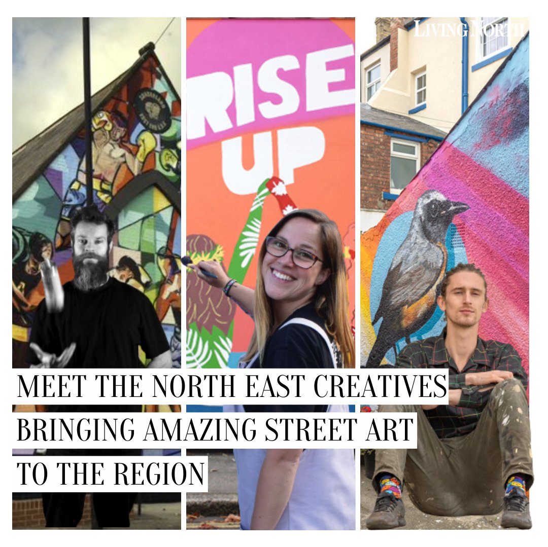 Meet the North East Creatives Bringing a Splash of Colour to the Region with Amazing Street Art 
(@DurhamPaints <a href="/faoStyles/">Frank Styles</a> <a href="/NocciolaThe/">Nocciola The Drawer</a>)
livingnorth.com/article/living…