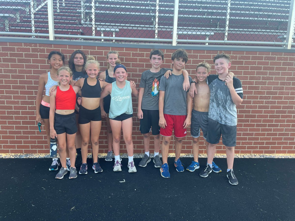 Look at this group of runners! XC has started, but it’s not too late to join!