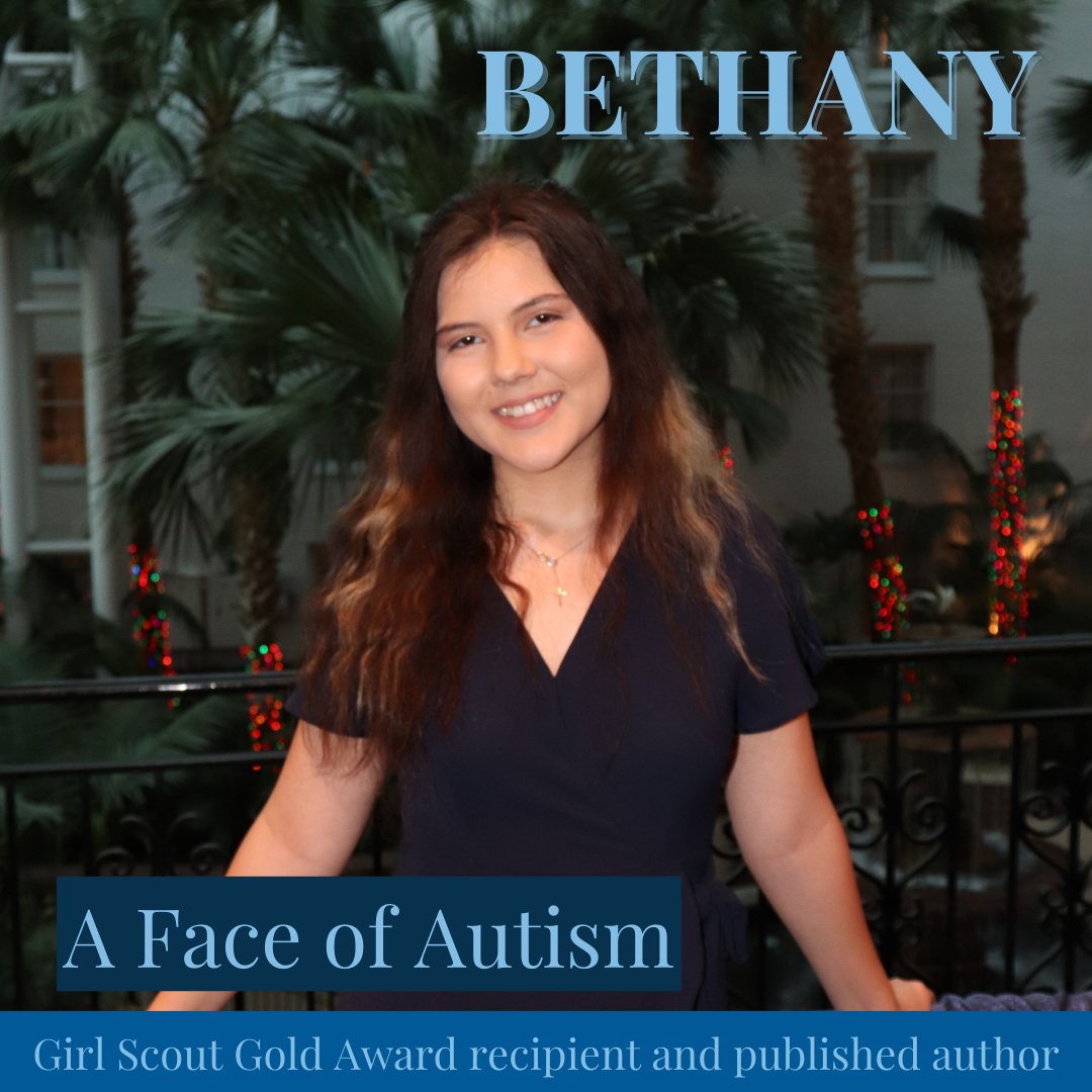 AutismSupportAL's tweet photo. Meet Bethany! She is 17 and plays the flute &amp; piccolo. A Red Coat Award recipient of Lads to Leaders. She wrote and published "Lilly's Day Coping With Autism." She is her Junior class Vice President and a  member of the State of the Student. 
#AutismSocietyAL
#FacesofAutism https://t.co/7F4Hsh29p6