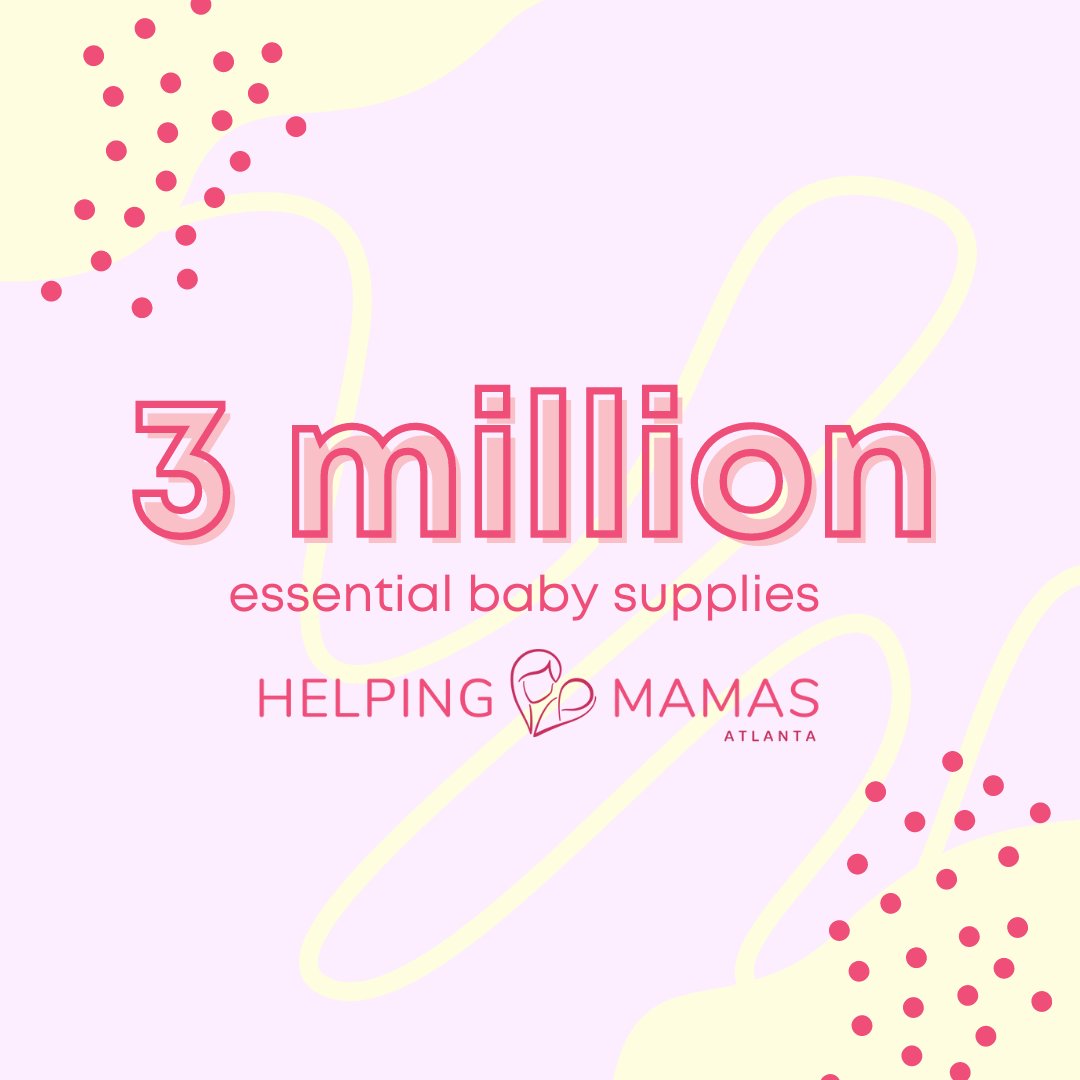 HelpingMamas's tweet photo. Helping Mamas has served over 200,000 babies in need by providing 3 million in essential baby items! 😱
.
.
.
#HelpingMamas #BabySupplyBankGA #EndDiaperNeed #EveryDiaperCounts #HMATL https://t.co/YZ0ySLwQzL