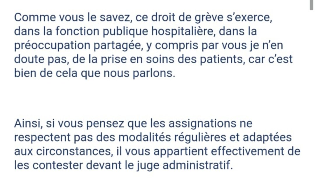 CBlocs's tweet photo. 🚨 Scandaleux 🚨 #droitdegrèvebafoué
👉 Réponse honteuse du directeur du #CHAvignon suite à notre courrier dénonçant l'entrave au droit de grève dont sont victimes des collègues.
Pas de soucis pour nous, nous irons au tribunal puisqu'il n'a comme réponse et solution que cela ! https://t.co/N4qKic0aZH