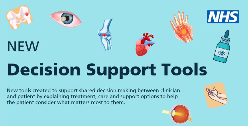 We ♥️#SharedDecisionMaking, which makes us 😁to see these new resources from <a href="/NHSEngland/">NHS England</a> <a href="/Pers_Care/">Personalised Care</a> that support just that. 
There are 8 covering different health issues. Find all of them here england.nhs.uk/shared-decisio…