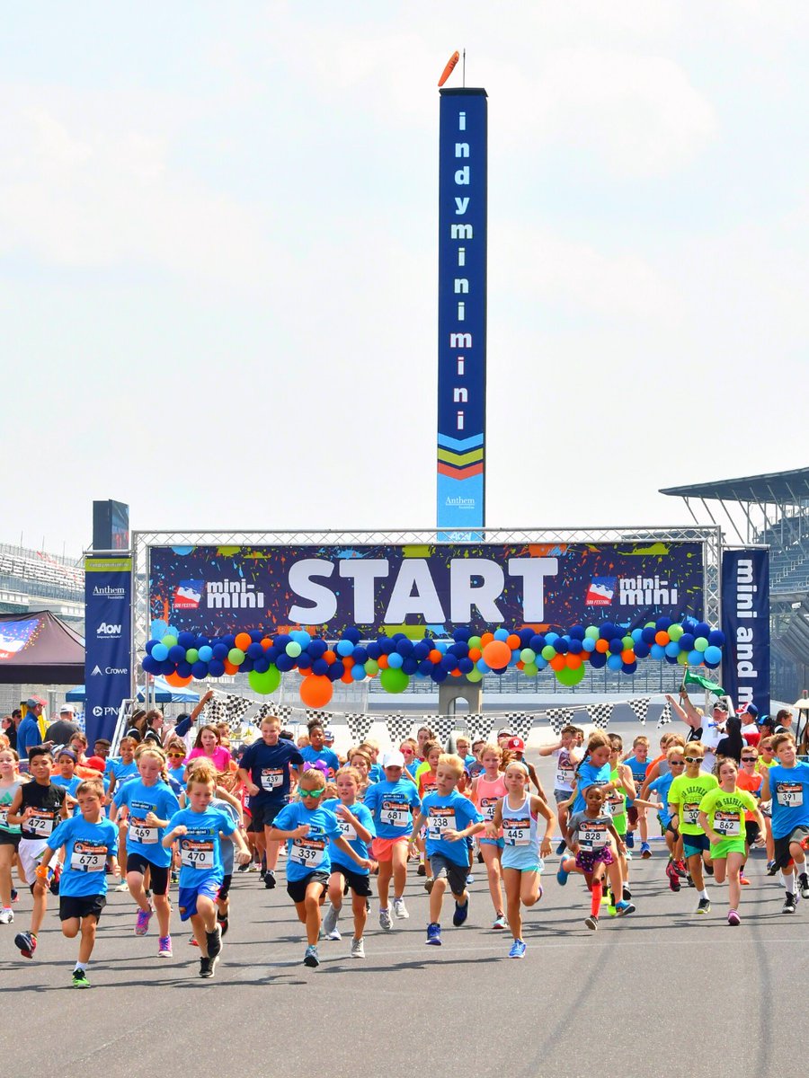 500Festival's tweet photo. Looking for a kid-friendly summer activity? Join us for the 500 Festival mini-mini on August 21! This officially timed run is for kids ages 5 to 12 and includes a shirt, medal, & bag. The best part? #Indyminimini races start & finish on the Yard of Bricks!
https://t.co/LFEFqIiWje https://t.co/RvRUgA1CKQ