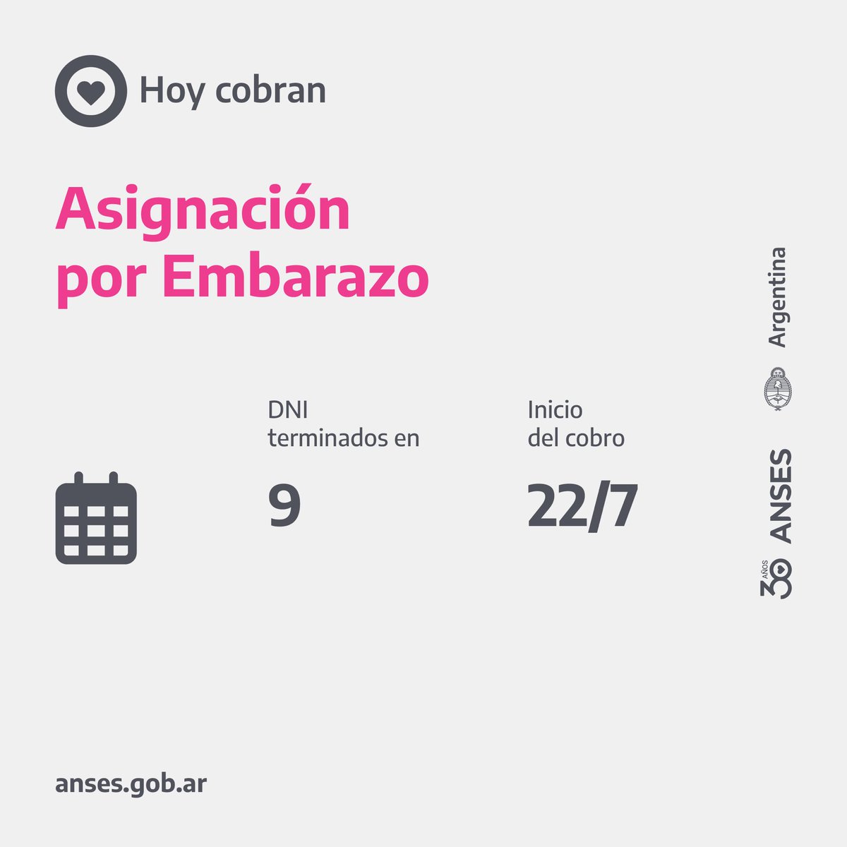 ansesgob's tweet photo. 🗓 Calendarios de pago del 22 de julio https://t.co/4AlrSZ1hve