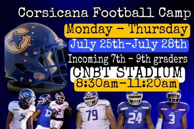 Elite Preparation is rewarding! Let’s Go! <a href="/CorsicanaFB/">Corsicana Football</a> <a href="/CorsicanaISD/">Corsicana ISD</a> #EverythingMatters!