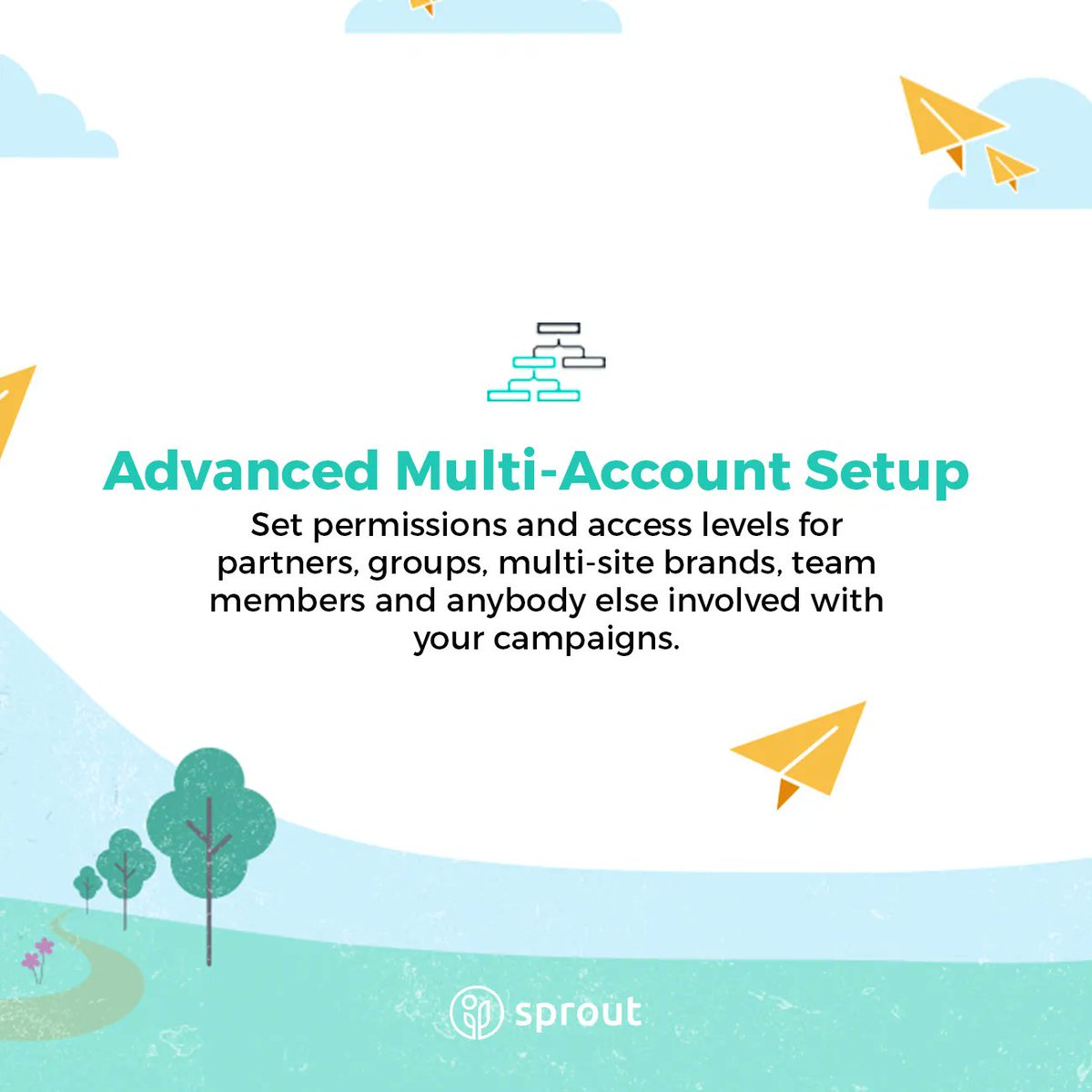 SproutSendCRM's tweet photo. Sprout gives you an advanced parent/child account structure allowing for various roles, permissions and users. Ideal for agencies! 🤝

#SproutCRM #SproutSend #CRM #Hospitality #CRMSolutions #crmdevelopment #customerexperience #businesssolutions #customermanagement #crmsoftware https://t.co/fAqZNRTIRS