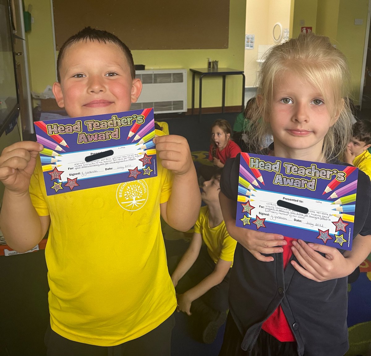 MissFinchBFS's tweet photo. Lime classes head teacher awards 👑 @BFS_Watford @HeadBeechfield @MissFullerBF @MissMortlock https://t.co/BwUGx68T4O
