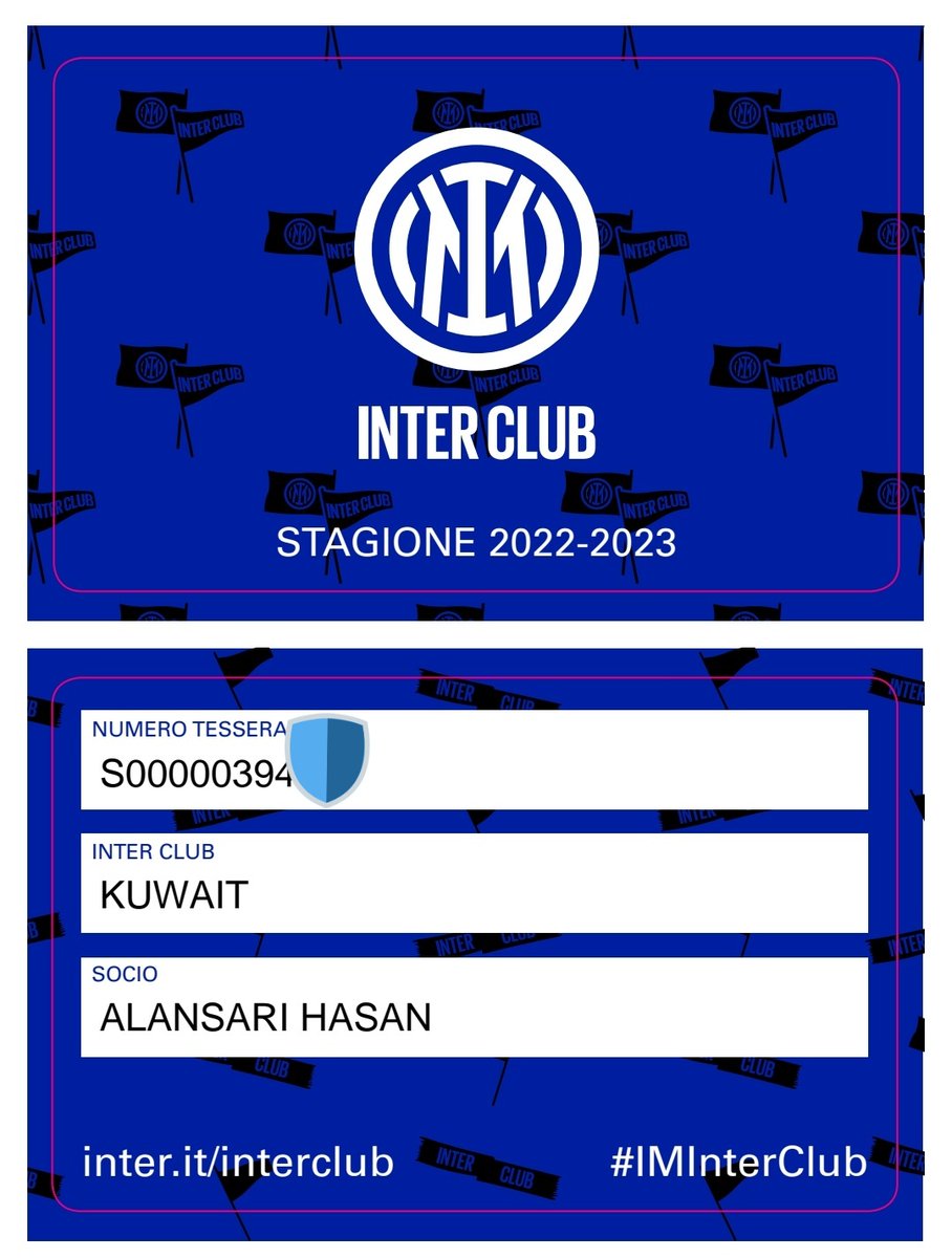 Moratti_64's tweet photo. @interclubkuwait قواكم الله والله يعطيكم العافيه
وصلت العضويه عالايميل 😍🖤💙 https://t.co/xEUOR4rxAY
