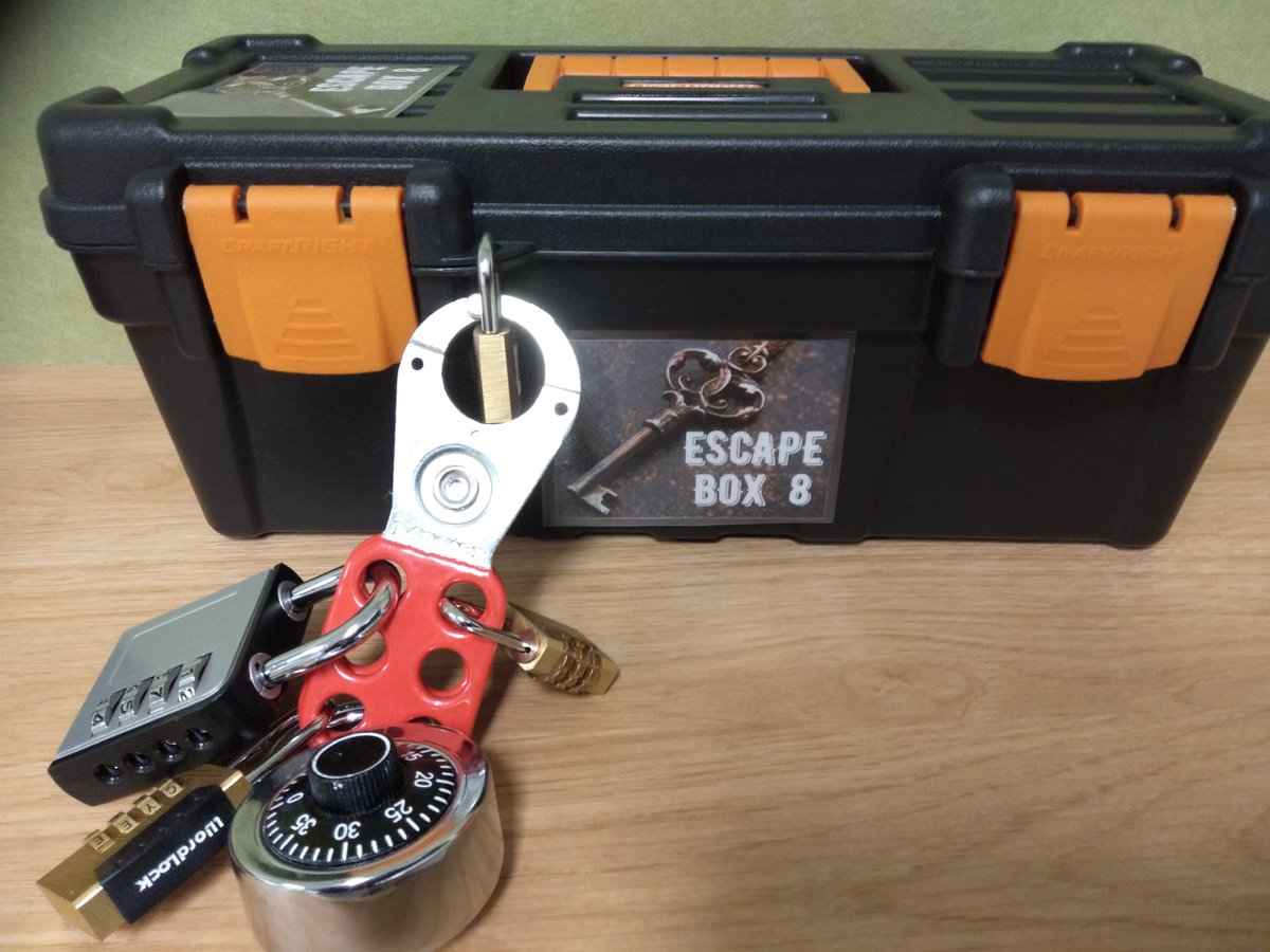 Frostie68's tweet photo. I made Escape Boxes for SDD - team building &amp; engagement activity. Spent too much time cutting &amp; laminating in the holidays but great staff engagement. Great to see @TimC8tn and his team create and complete an English box with his yr 8's today - already putting the PL into action https://t.co/du5OkUIN91