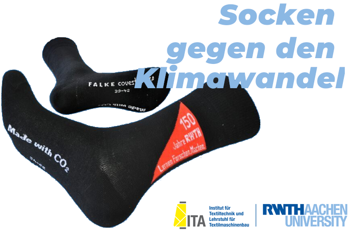 Wie können Socken und andere Textilien CO₂ binden? Galileo filmte am ITA einen Teil des Herstellungsprozesses CO₂-enthaltender Garne. Interesse geweckt? Den Galileo Beitrag findet ihr ab Minute 28:16 hier: bit.ly/3zoDVmx